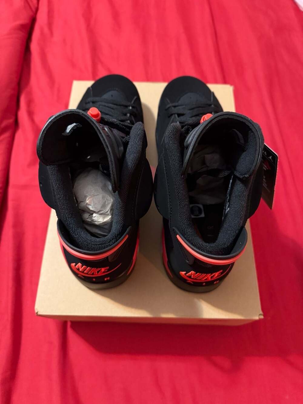 Nike Air Jordan 6 Retro 'Reverse Infrared' / 'Infrared Salesman' (CT8529-001) - Picture 6 of 10